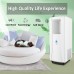 LANBO Heat and Cool Portable Air Conditioner, Hose Free No Window Installation Required White