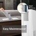LANBO Heat and Cool Portable Air Conditioner, Hose Free No Window Installation Required White