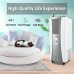 Lanbo Heat and Cool Portable Air Conditioner, No Window Installation Required, White and Gray