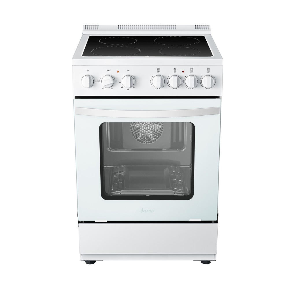 Lanbo 2.9 Cu.Ft Freestanding Electric Range with Air Fry Function,  Stainless Steel