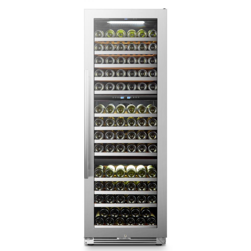 NewAir-Lanbopro 143 Bottle Triple Zone Wine Cooler - LP168T