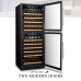 Lanbo 133 Bottle Dual Door Wine Cooler - LW133DD