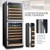 Lanbo 133 Bottle Dual Door Wine Cooler - LW133DD