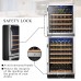 Lanbo 133 Bottle Dual Door Wine Cooler - LW133DD