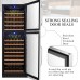 Lanbo 162 Bottle Dual Door Wine Cooler - LW162DD