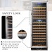 Lanbo 160 Bottle Dual Zone Wine Cooler - LW165D