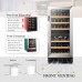 Lanbo 28 Bottle Dual Zone Wine Cooler - LW28D