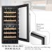 Lanbo 28 Bottle Dual Zone Wine Cooler - LW28D
