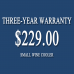 Three Year Warranty Extension for LW33S/LB36BD/LP54D/ST36B