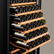 wine cooler capacity