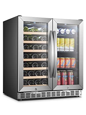 wine and beverage cooler cooler refrigerator with glass door