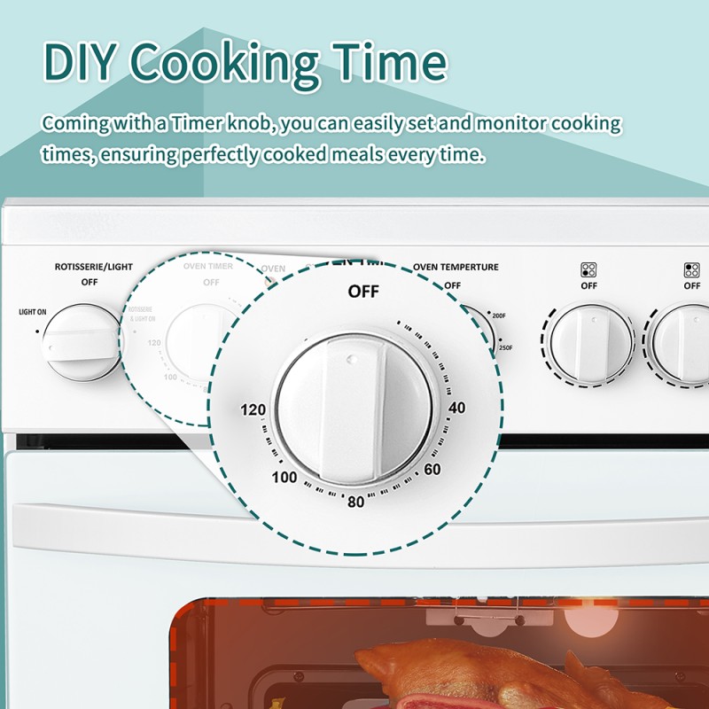 Lanbo 24 Inch Freestanding Electric Range - LB-ERK24RC-W Lanbo 24 Inch Freestanding Electric Range - LB-ERK24RC-W