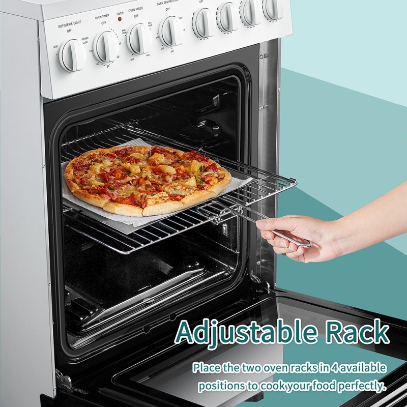 Lanbo 24 Inch Freestanding Electric Range - LB-ERK24RC-W Lanbo 24 Inch Freestanding Electric Range - LB-ERK24RC-W