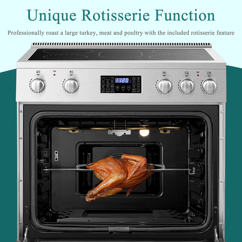 Lanbo 30 Inch Freestanding Electric Range - LB-ERT30RC-S