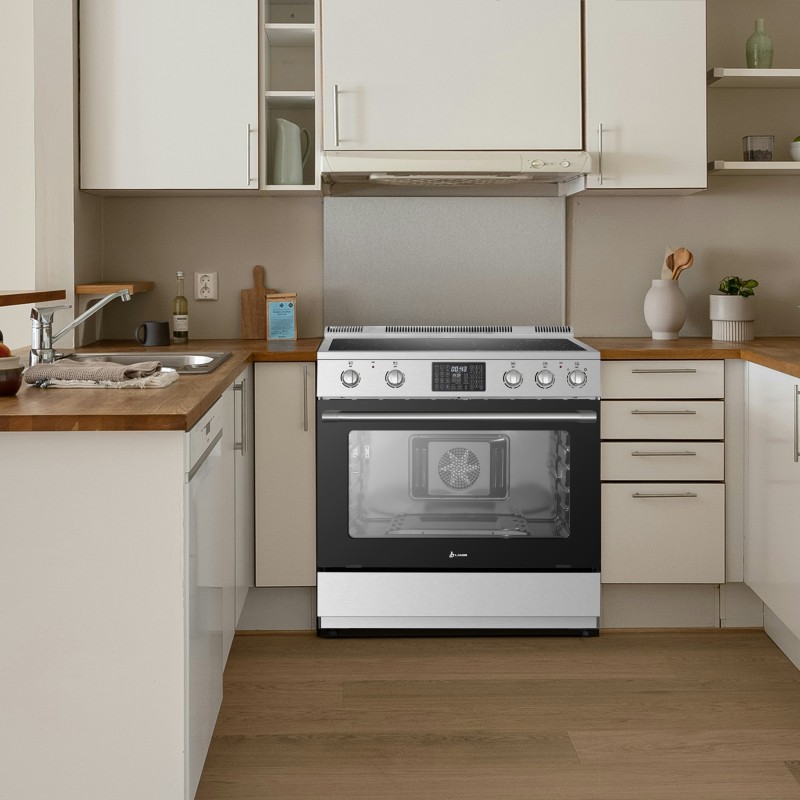 Lanbo 36 Inch Freestanding Electric Range - LB-ERT36RC-B
