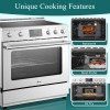 Lanbo 36 Inch Freestanding Electric Range - LB-ERT36RC-S