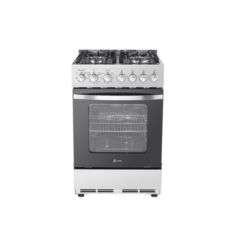 Lanbo 24 Inch 4 Burners Gas Range - LB-GK24RC-S