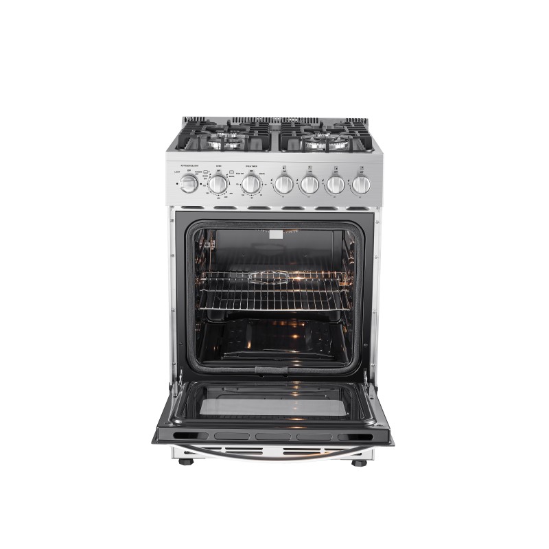 Lanbo 24 Inch 4 Burners Gas Range - LB-GK24RC-S