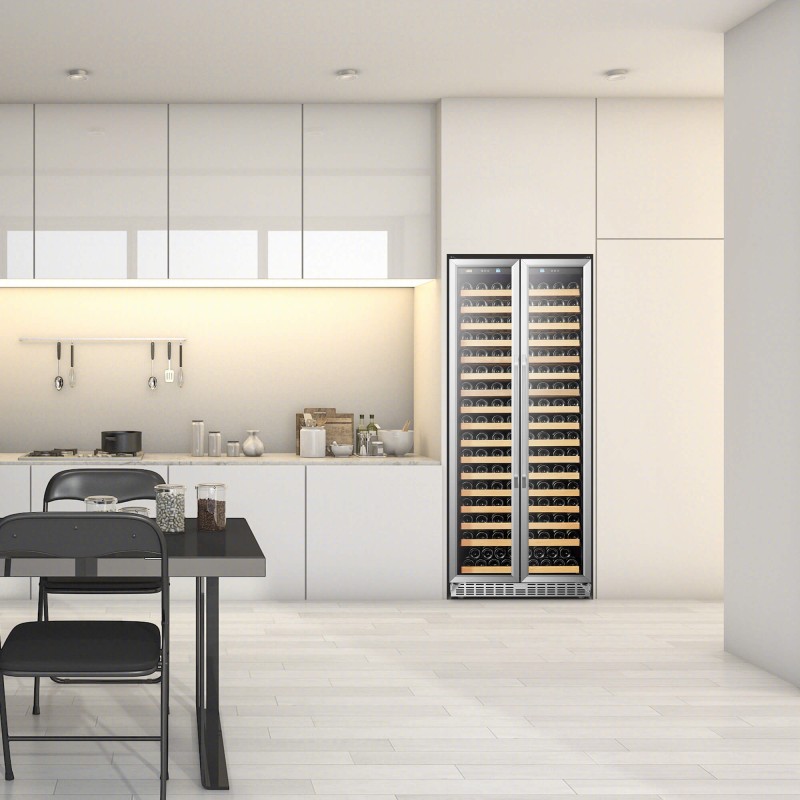 Lanbo Luxury 257 Bottles Dual Door Wine Cooler - LW328SD Lanbo Luxury 257 Bottles Dual Door Wine Cooler - LW328SD