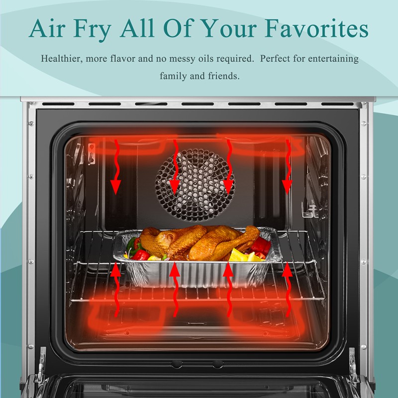 Lanbo 24 Inch Freestanding Electric Range - LBERT24RCSAA