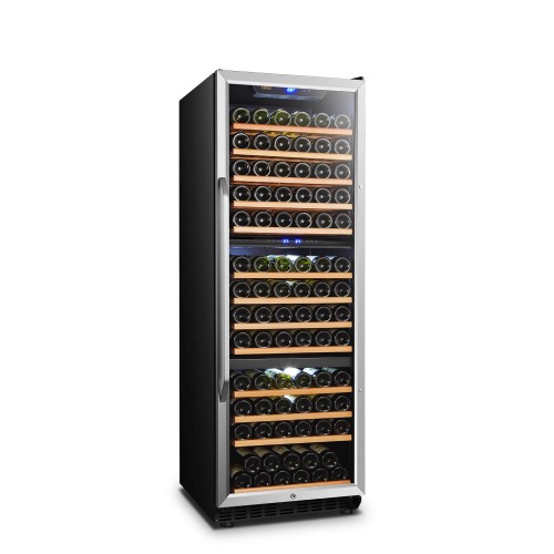 Lanbo 24 Inch 149 Bottle Triple Zone Wine Cooler