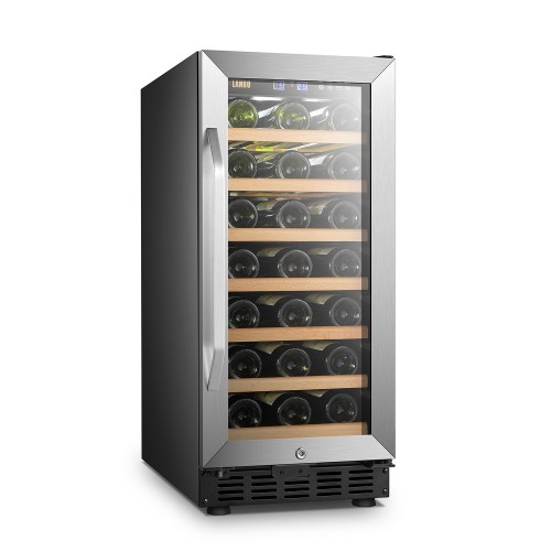 Lanbo 15 Inch 33 Bottle Single Zone Wine Cooler