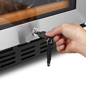 wine cooler key